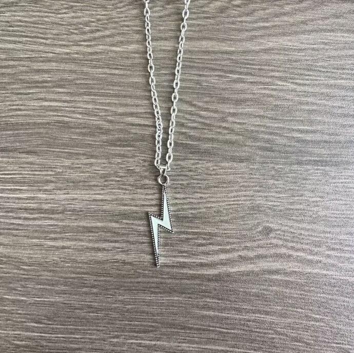 Wholesale Bohemian Vintage Creative Turquoise Lightning Alloy Pendants